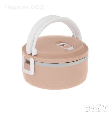  Термо кутия за храна, светло розова, 500мл, снимка 3 - Кутии за съхранение - 44302550
