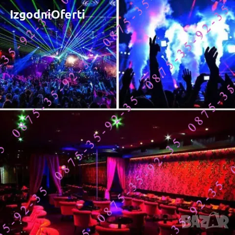 36 LED диода PAR Диско ПРОЖЕКТОР, Парти Дискотечен ПРОЕКТОР, лед ЛАМПА, снимка 8 - Прожектори - 48710121