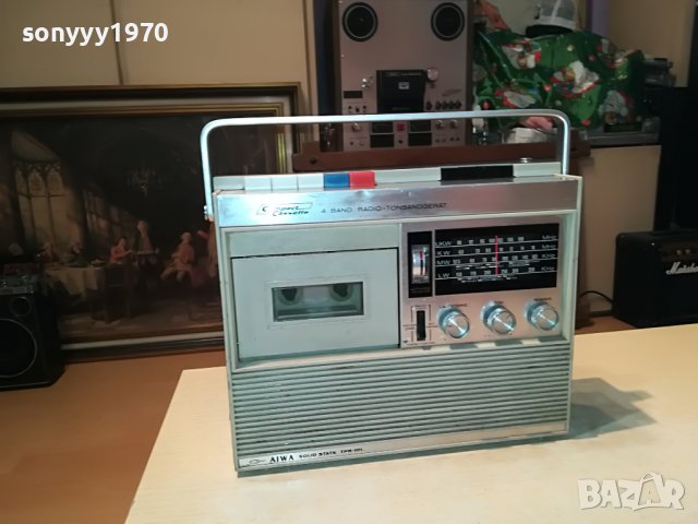 aiwa tpr-101 solid state-внос france 0406221920, снимка 2 - Радиокасетофони, транзистори - 36981103