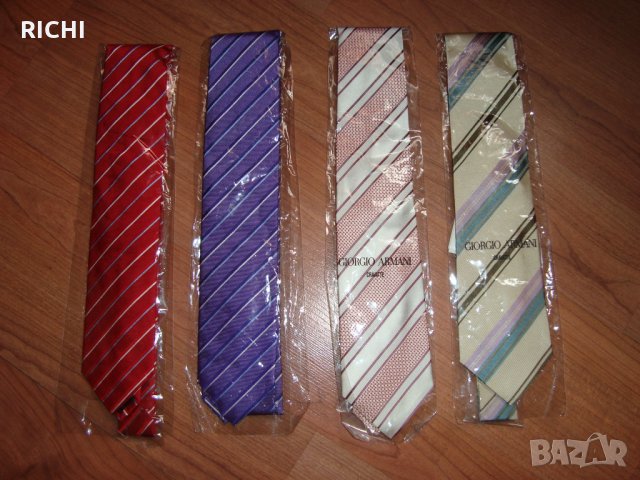 HUGO BOSS / GIORGIO ARMANI – нови вратовръзки коприна
