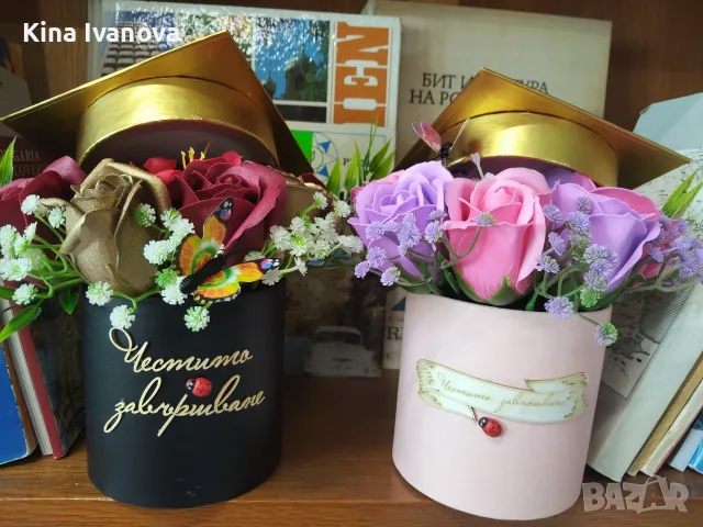 Сапунени цветя за първия учебен ден ❤️ , снимка 10 - Арт сувенири - 55719553