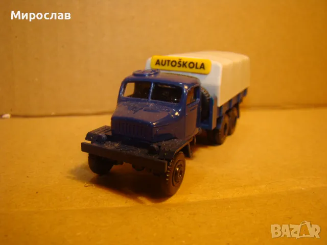 IGRA?? H0 1/87 PRAGA КАМИОН МОДЕЛ КОЛИЧКА ВЛЕКАЧ, снимка 2 - Колекции - 48603575