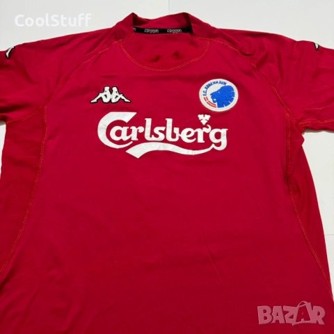 Футболна Тениска Kappa FC Copenhagen Vintage 2004/05 Размер S, снимка 2 - Футбол - 53932501