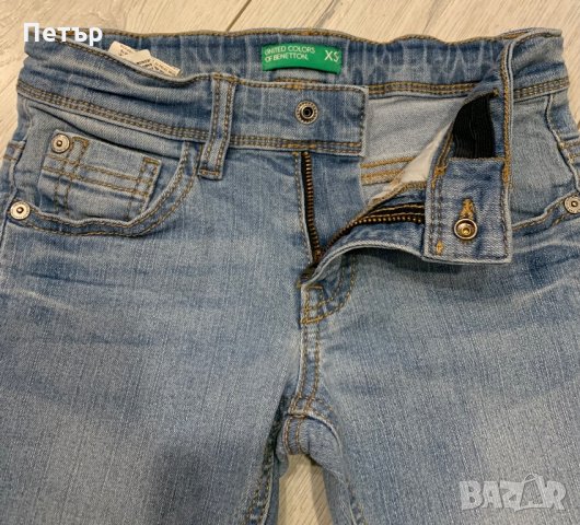 Оригинални детски дънки Benetton. Възраст 4-5 г. / 110 см.  , снимка 2 - Детски панталони и дънки - 34900454