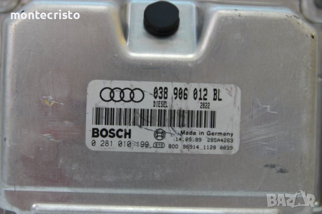 Моторен компютър Audi A4 (1994-2001г.) 038 906 012 BL / 0 281 010 199 / 038906012BL / 0281010199, снимка 2 - Части - 38387671