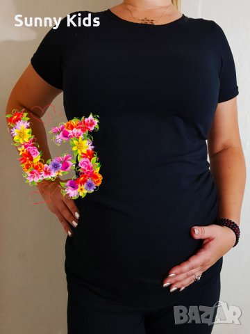 Тениска с клин за бременни, снимка 5 - Дрехи за бременни - 30352715