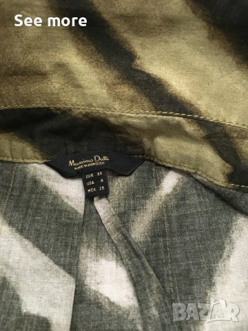 Massimo Dutti риза зебра 38, снимка 6 - Ризи - 53935152