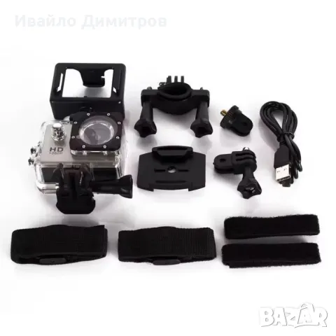 Водоустойчива спортна видеокамера HD 1080P 4K, снимка 2 - HD камери - 49860580