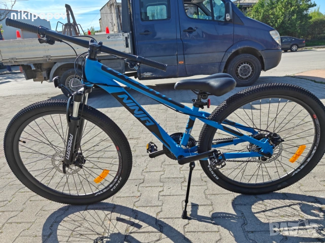 BG Алуминиев велосипед 26" NINJA син, снимка 8 - Велосипеди - 54335005