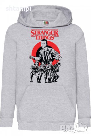 Детски Суитчър/Суитшърт Stranger things The Gang,Игра,Подарък,Изненада,Забавление,Рожден Ден, снимка 2 - Детски анцузи и суичери - 38358681