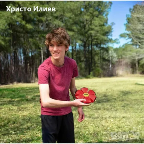 Топка и фризби в едно Wahu 2 в 1 Трансформираща се топка за хвърляне, снимка 3 - Детски топки - 47371367