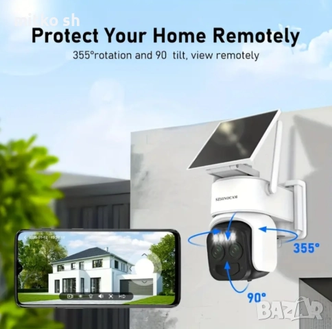 Камера за видеонаблюдение, снимка 2 - IP камери - 51622410