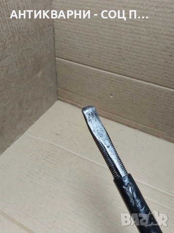 Соц Стара Ръчно Кована Щанга Лост 1кг. НОМЕР 1599., снимка 8 - Антикварни и старинни предмети - 54010470