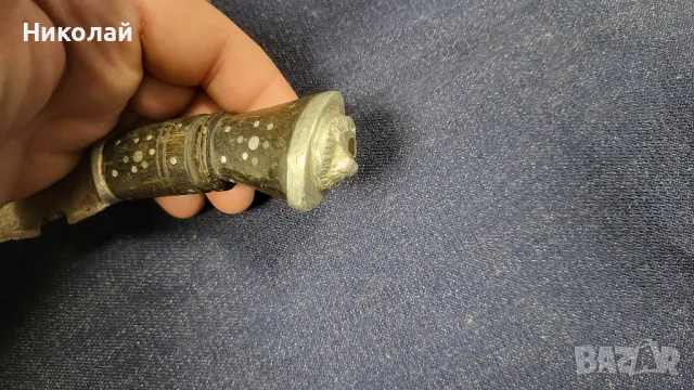 Голям нож кукри, снимка 4 - Антикварни и старинни предмети - 48382363