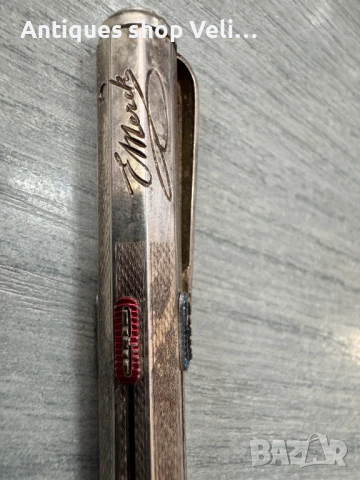 Посребрен четирицветен химикал №7055 , снимка 2 - Антикварни и старинни предмети - 50698848