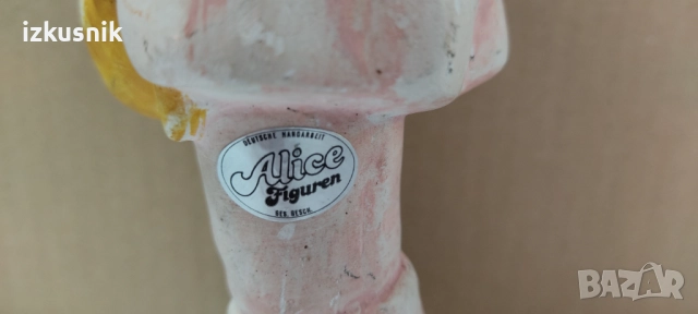 Момиче с кошница – изразителна авторска фигура, снимка 4 - Колекции - 52200466