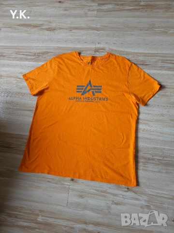 Оригинална мъжка тениска Alpha Industries, снимка 2 - Тениски - 33539316