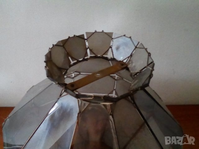 Стъкло абажур винтидж, снимка 5 - Лампи за таван - 42624827