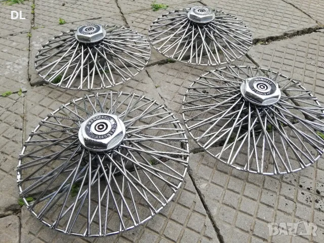 Ретро Метални тасове Ф30.5см  Mangels , снимка 1