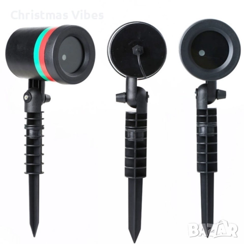 Лазерен прожектор Проектор за Коледна украса "Коледна лазерна лампа с Празнична светлина", снимка 14 - Прожектори - 52082791