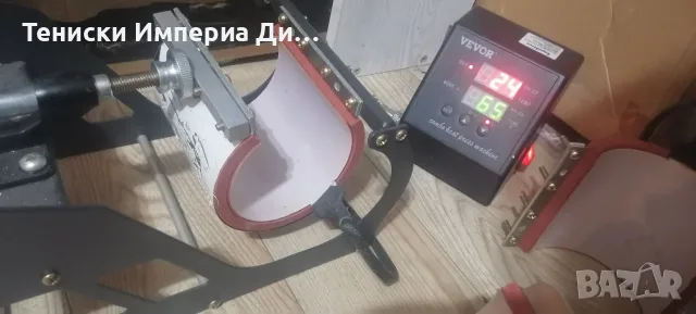 Термопреса за чаши печат върху чаши 