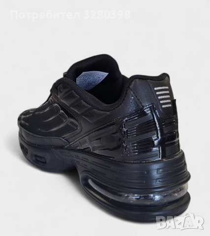 Юношески маратонки по дизайн на Nike в черен цвят с въздушна камера, снимка 3 - Детски маратонки - 51606873