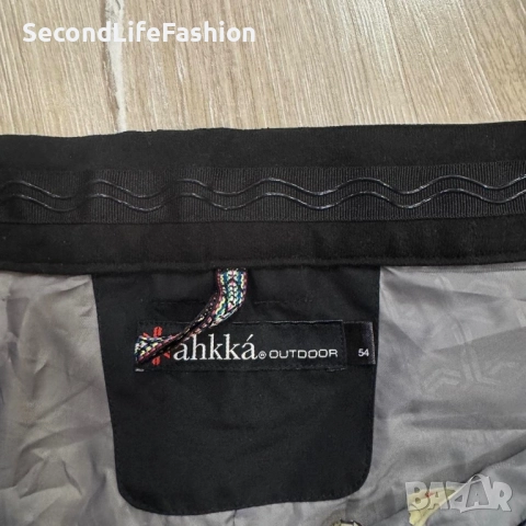 Мъжки панталон Ahkka Outdoors Aphi Tech 5, водоустойчив, размер 54 XXL, черен, снимка 5 - Панталони - 52194475