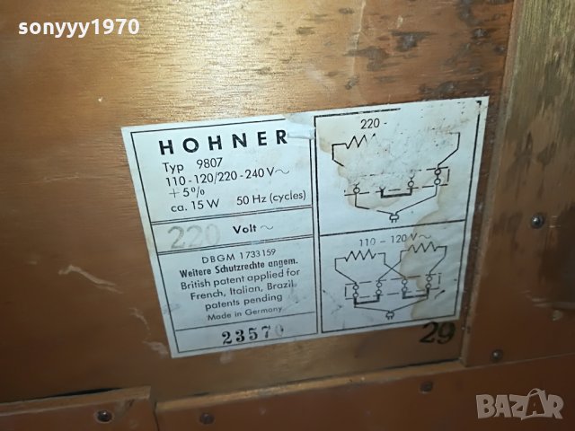 hohner organa-made in germany 2808211614, снимка 13 - Синтезатори - 33949534