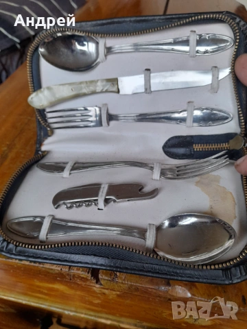 Стар комплект Туристически прибори за хранене България, снимка 6 - Други ценни предмети - 53047089