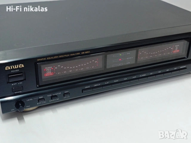 EQ дигитален стерео графичен еквалайзер AIWA GE-950E, снимка 5 - Еквалайзери - 54039986