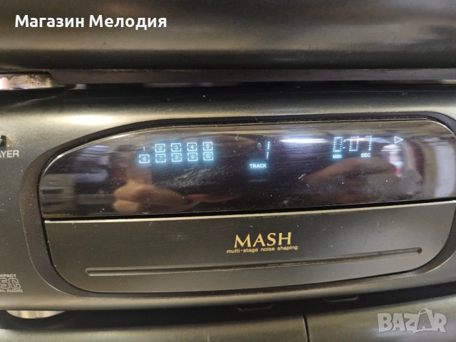 Аудиосистема Technics SE-CH404 Продава се за ремонт или за части. Диска чете, но прескача. Касетите , снимка 4 - Аудиосистеми - 53021522