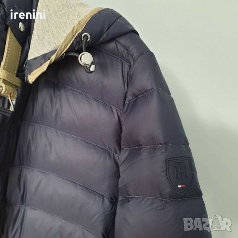 Страхотно дамско пухено яке TOMMY HILFIGER размер S , снимка 8 - Якета - 34144662