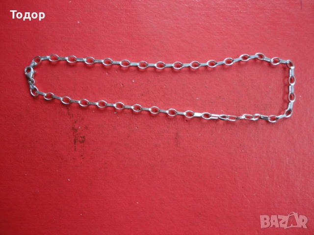 Сребърна верижка колие 925, снимка 2 - Колиета, медальони, синджири - 53061057