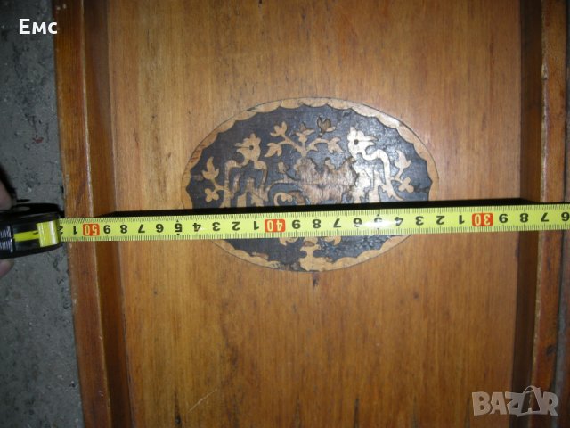 Голяма антикварна табла за игра, снимка 2 - Шах и табла - 32202607