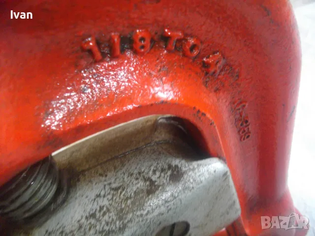 4" Цола RIDGID №25 Made in USA ТРЪБНО МЕНГЕМЕ Масивно Като ново РИДГИД 13кг/46см/захват 135мм тръба , снимка 11 - Менгемета - 47325810