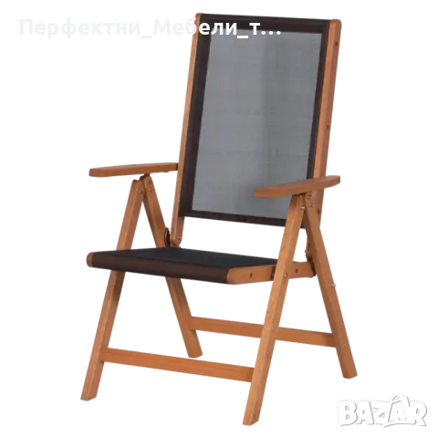 Дървен градински комплект-маса 90см.,маса 130/75,маса 75/75см и сгъваеми столове, снимка 4 - Градински мебели, декорация  - 47406165