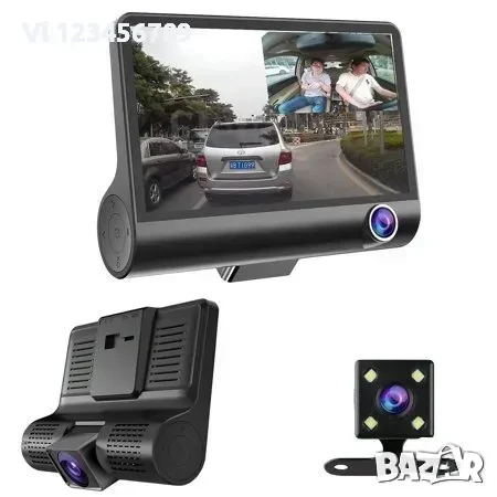 Видеорегистратор Amio – HD DVR VIDEO CAR DVR + Камера за задно виждане
