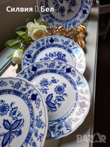 Комплект от винтидж чинии Tirschenreuth Porzellan- Бавария, снимка 3 - Прибори за хранене, готвене и сервиране - 51733110