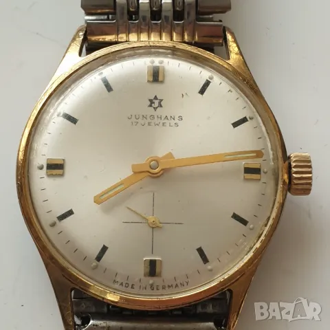 Мъжки часовник Junghans с ръчно навиване, калибър 620.10, снимка 4 - Антикварни и старинни предмети - 49978679