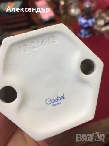 Порцеланова фигура "Goebel" №3345 , снимка 5 - Други ценни предмети - 39414390