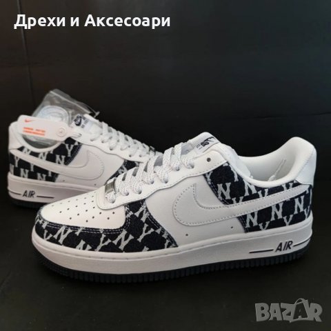 Nike Air Force 1 Denim Оригинални Маратонки Размер 43 Номер Обувки с дънков плат уникални , снимка 1 - Маратонки - 37410574