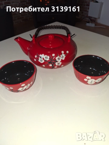 Чайник и чаши