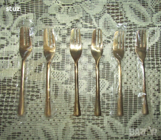 Десертни вилички, нови, сет 12 бр., снимка 2 - Прибори за хранене, готвене и сервиране - 54346592