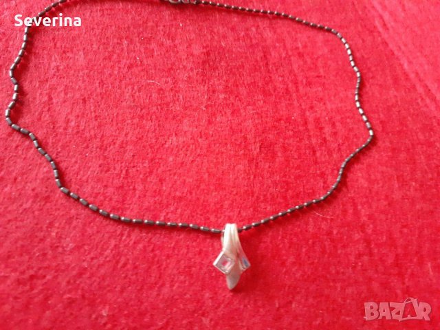 Нежни, сребърни колиета , снимка 6 - Колиета, медальони, синджири - 30763091