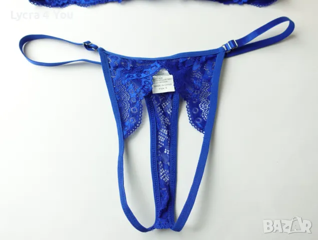 Нов син разкриващ комплект S размер (75В) , снимка 13 - Бельо - 48360448