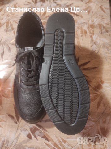 Дамски черни обувки , снимка 3 - Дамски ежедневни обувки - 42734398