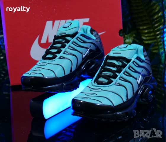 Nike Air Max TN Цвят Черно и Тюркоаз мъжки маратонки , снимка 3 - Маратонки - 51626478