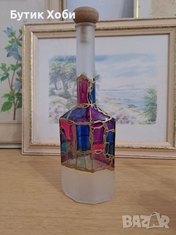 Лот авторски рисувани шишета, снимка 3 - Други ценни предмети - 39251591