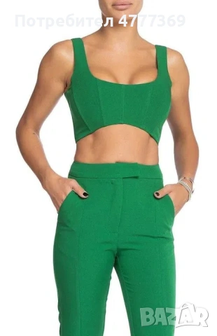 Чисто ново зелено бюстие Cliche Reborn, снимка 2 - Корсети, бюстиета, топове - 53973167