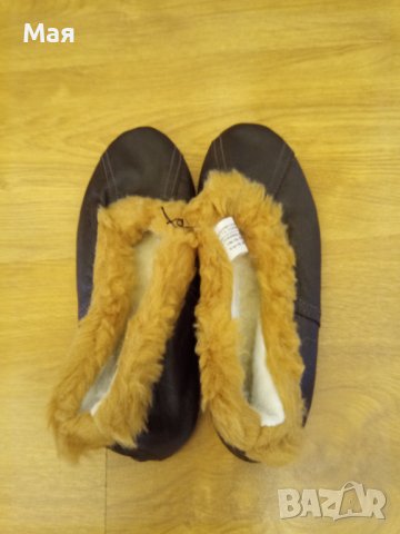 Домашни пантофи и ръкавици естествена кожа, снимка 11 - Ръкавици - 40052706